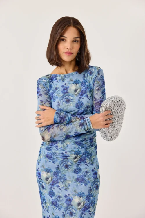 Blue Flower Dress