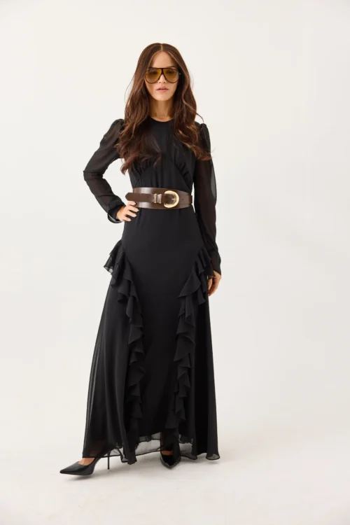 Cleo Black Gown