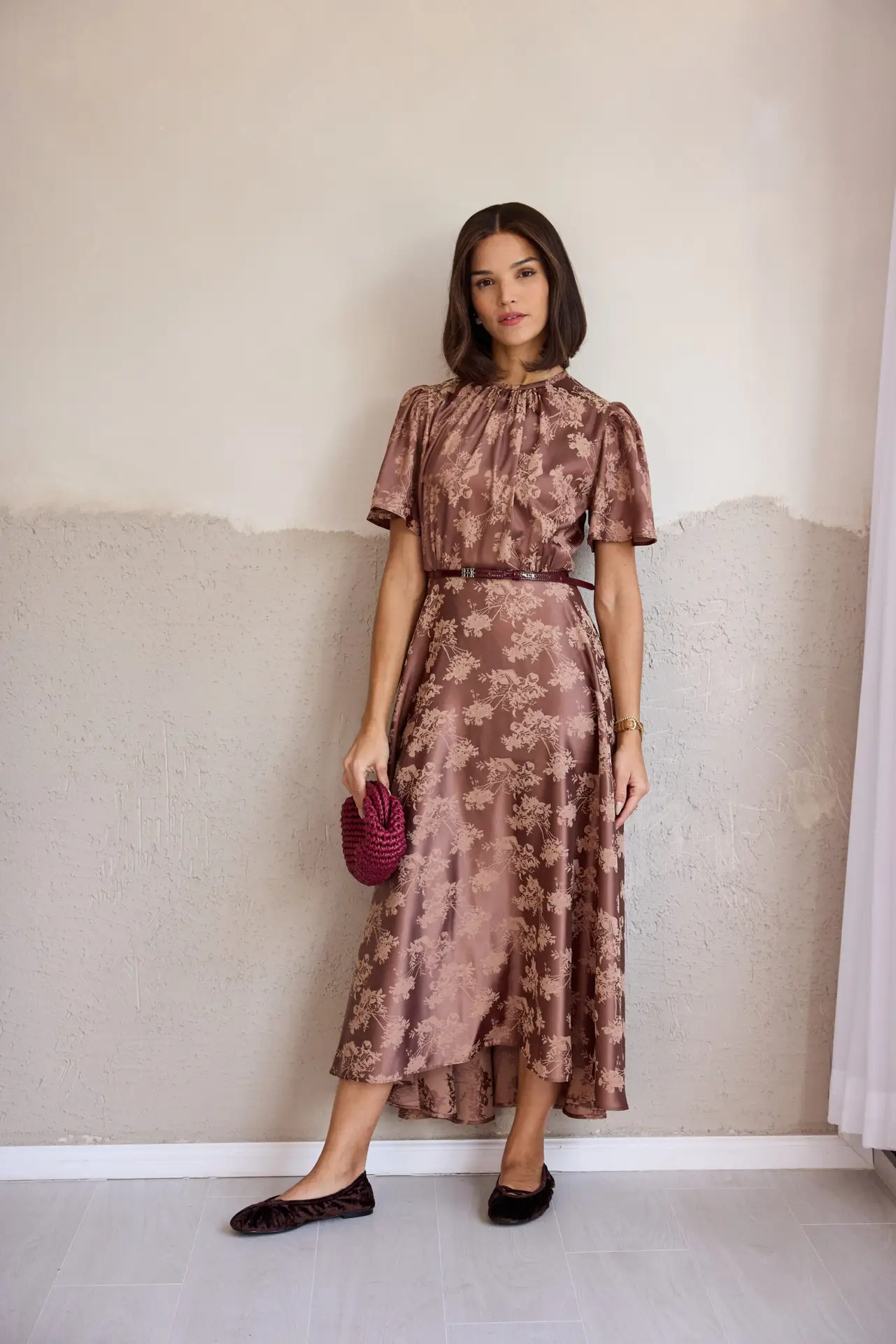 udri chocolat silk dress - Image 2