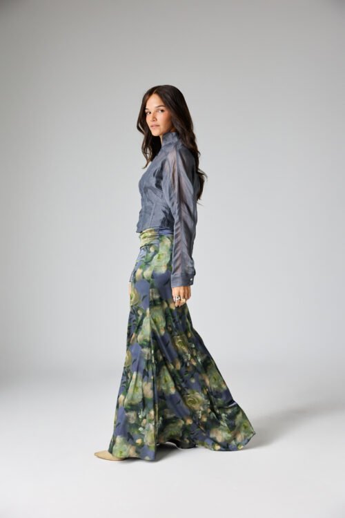 Isabella Maxi Skirt-Misty Floral