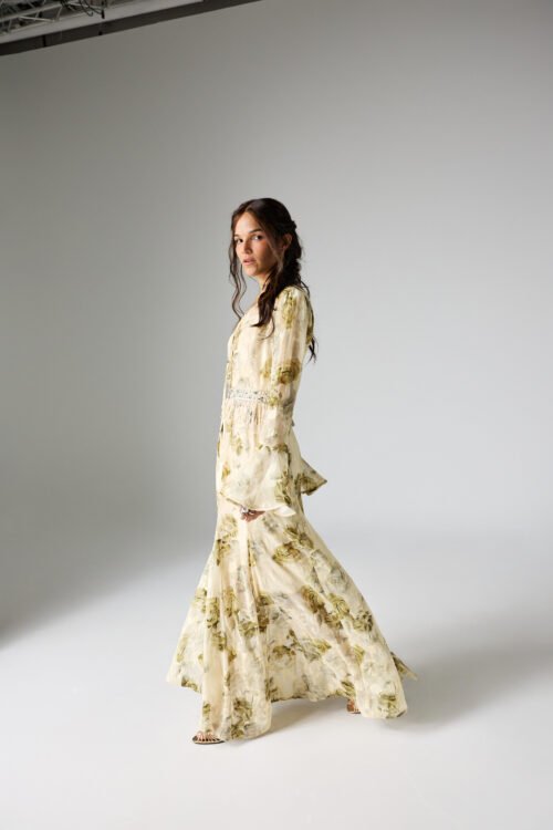 Hippie Dress-Ivory Rose