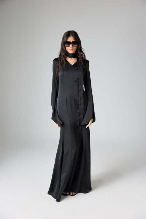 Luna Dress-Midnight Noir