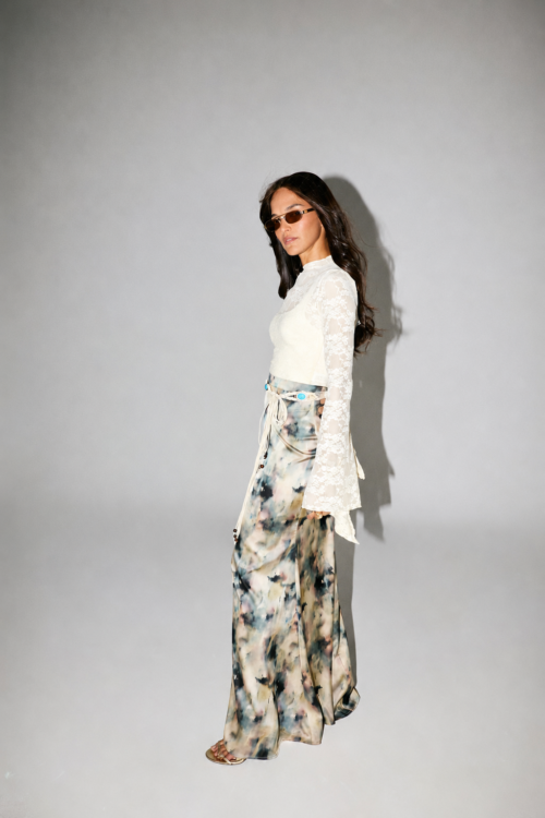 Isabella Maxi Skirt-Desert Mist
